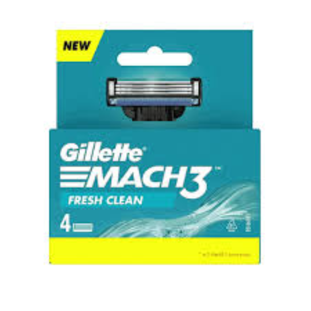 GILLETTE  MACH 3 CART 4 S